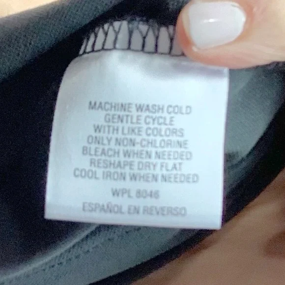 NWT BAR III black long sleeve dress asymmetrical hem draped panel 2087 - Picture 10 of 13